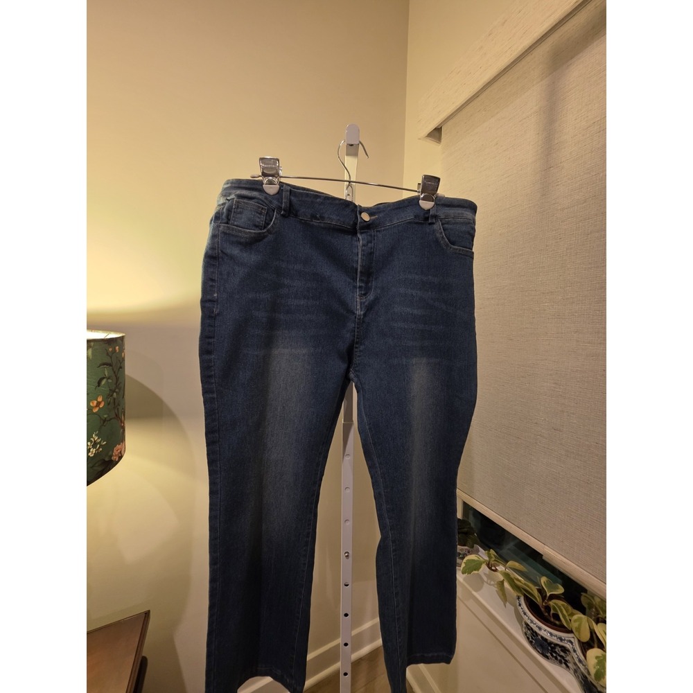 Bundle Of 2 Women's Stretch 2XL Jeans Blue Bootcut Unbranded